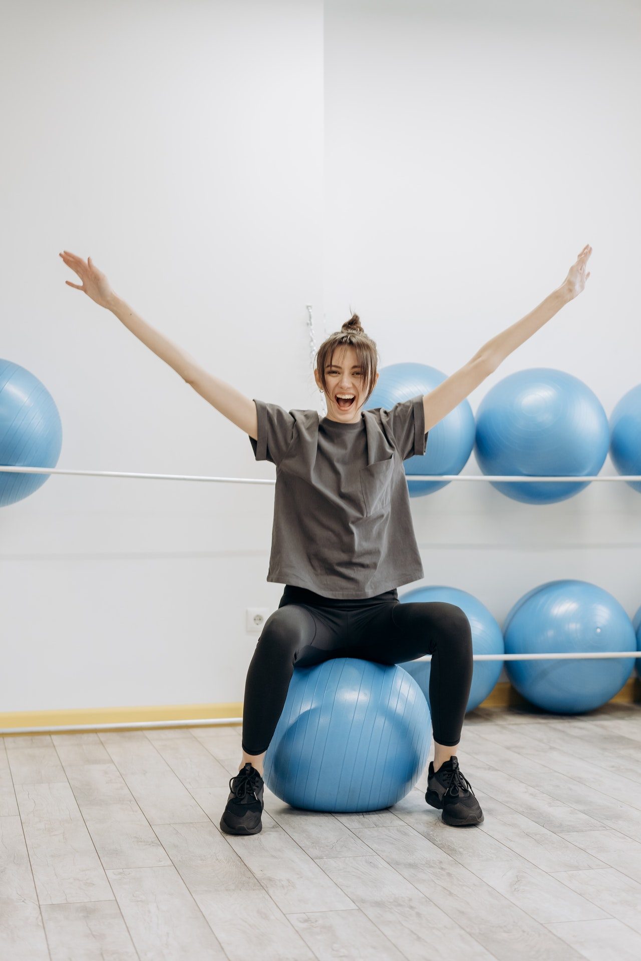 swiss ball comme siège de bureau